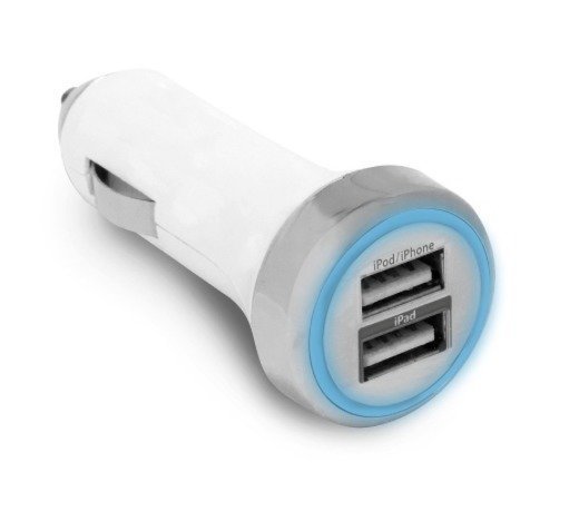 ATC Powerring Autolaturi 3 4 Amppeeria - 2 USB liitäntää