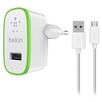 Belkin Yleismallinen MicroUSB Matkalaturi Valkoinen