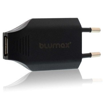 Blumax Yleiskäyttöinen USB Matkalaturi Musta