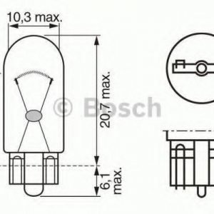 Bosch Polttimo Jarru-/Takavalo