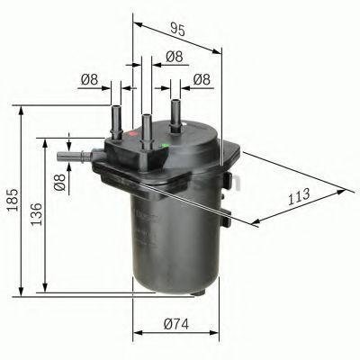 Bosch Polttoainesuodatin