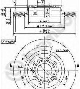 Brembo Jarrulevy