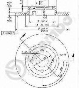 Brembo Jarrulevy