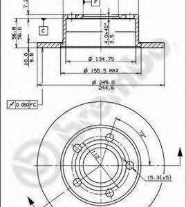 Brembo Jarrulevy