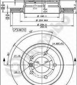 Brembo Jarrulevy