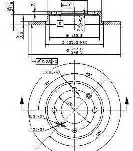 Brembo Jarrulevy