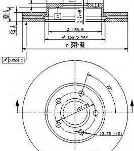 Brembo Jarrulevy