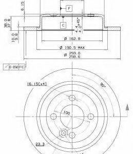 Brembo Jarrulevy