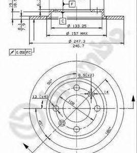 Brembo Jarrulevy