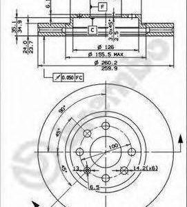 Brembo Jarrulevy