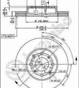 Brembo Jarrulevy