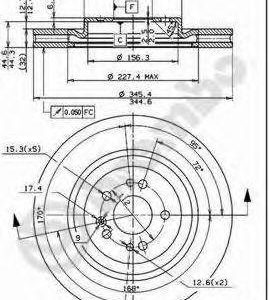 Brembo Jarrulevy