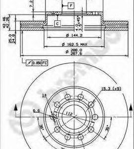 Brembo Jarrulevy