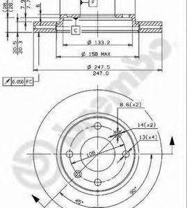 Brembo Jarrulevy