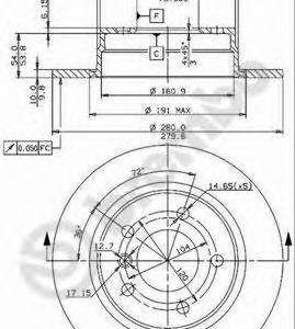 Brembo Jarrulevy