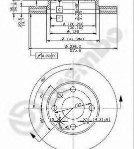 Brembo Jarrulevy