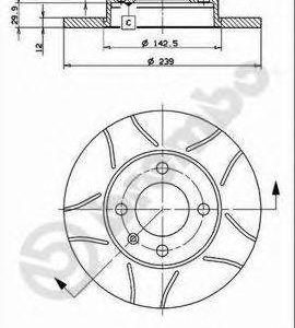 Brembo Jarrulevy