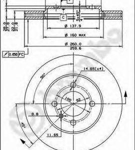 Brembo Jarrulevy