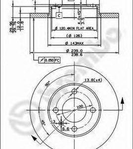 Brembo Jarrulevy