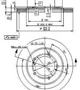 Brembo Jarrulevy