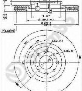 Brembo Jarrulevy