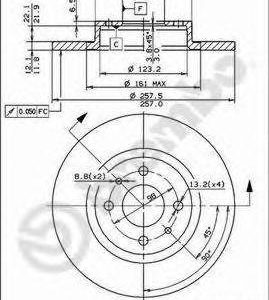 Brembo Jarrulevy