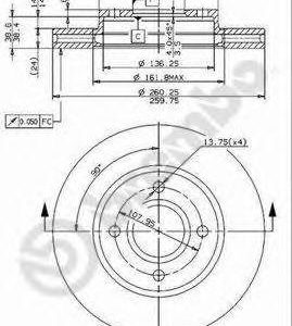 Brembo Jarrulevy