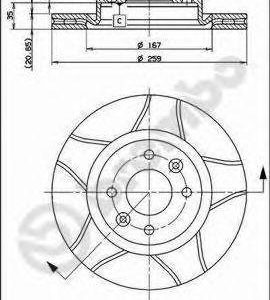 Brembo Jarrulevy