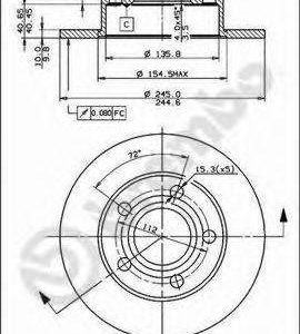 Brembo Jarrulevy