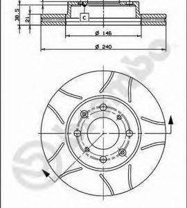 Brembo Jarrulevy