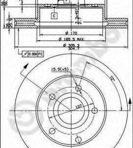 Brembo Jarrulevy