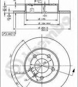 Brembo Jarrulevy