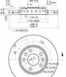 Brembo Jarrulevy