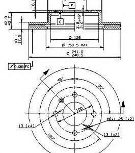 Brembo Jarrulevy