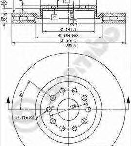 Brembo Jarrulevy