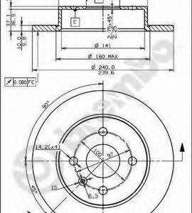 Brembo Jarrulevy