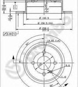 Brembo Jarrulevy