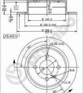 Brembo Jarrulevy