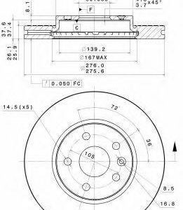 Brembo Jarrulevy