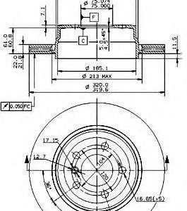 Brembo Jarrulevy