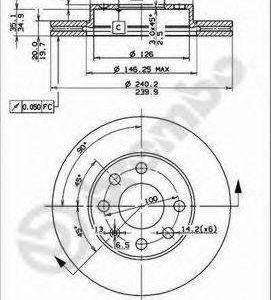 Brembo Jarrulevy