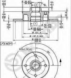 Brembo Jarrulevy