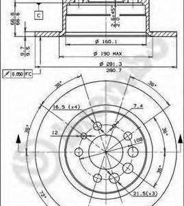 Brembo Jarrulevy