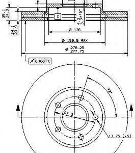 Brembo Jarrulevy