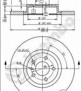 Brembo Jarrulevy