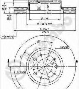 Brembo Jarrulevy