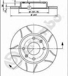 Brembo Jarrulevy