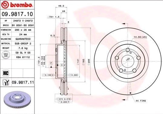 Brembo Jarrulevy