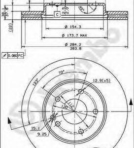 Brembo Jarrulevy