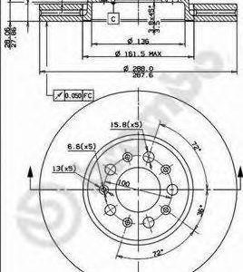 Brembo Jarrulevy